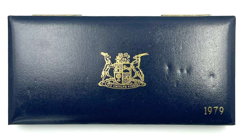 1979 South Africa Proof Coin Set in original mint box **Mintage ONLY 5000**