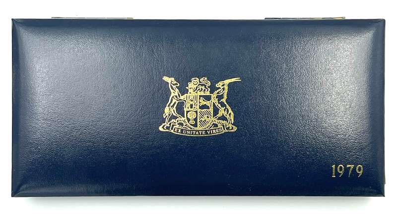 1979 South Africa Proof Coin Set in original mint box **Mintage ONLY 5000**