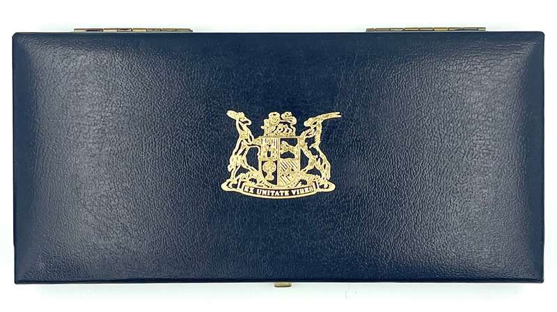 1990 South Africa Proof Coin Set in original mint box **Mintage ONLY 10239**
