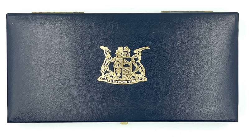 1991 South Africa Proof Coin Set in original mint box **Mintage ONLY 11800**