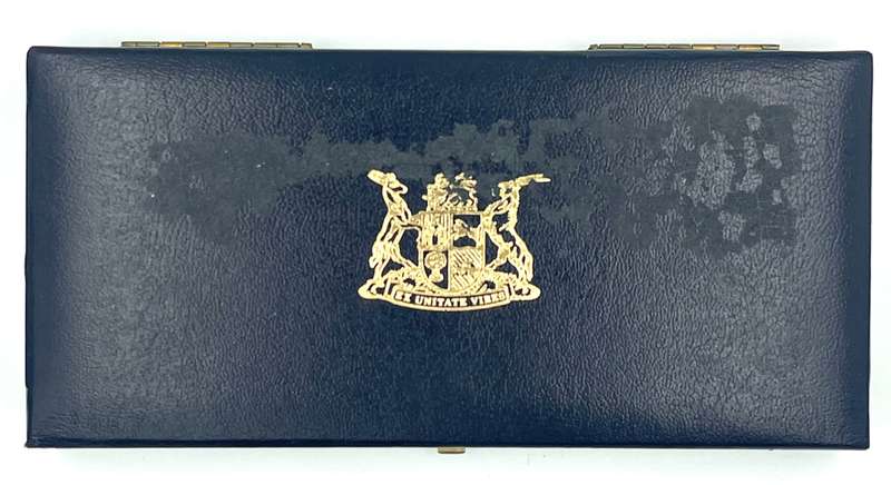 1991 South Africa Proof Coin Set in original mint box **Mintage ONLY 11800**