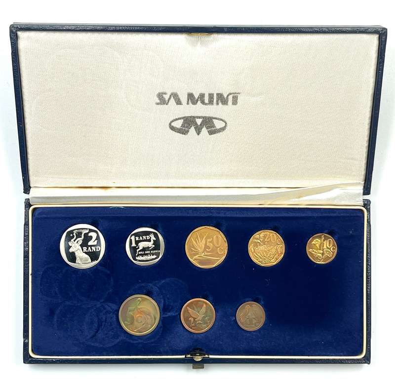 1992 South Africa Proof Coin Set in original mint box **Mintage ONLY 10263**