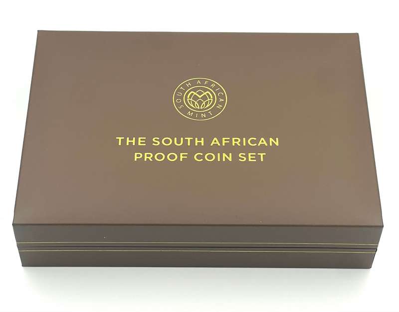 2011 South Africa Proof Coin Set in original mint box **Mintage ONLY 1696**