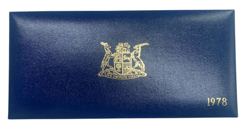 1978 South Africa Proof Coin Set in original mint box **Mintage ONLY 7000**