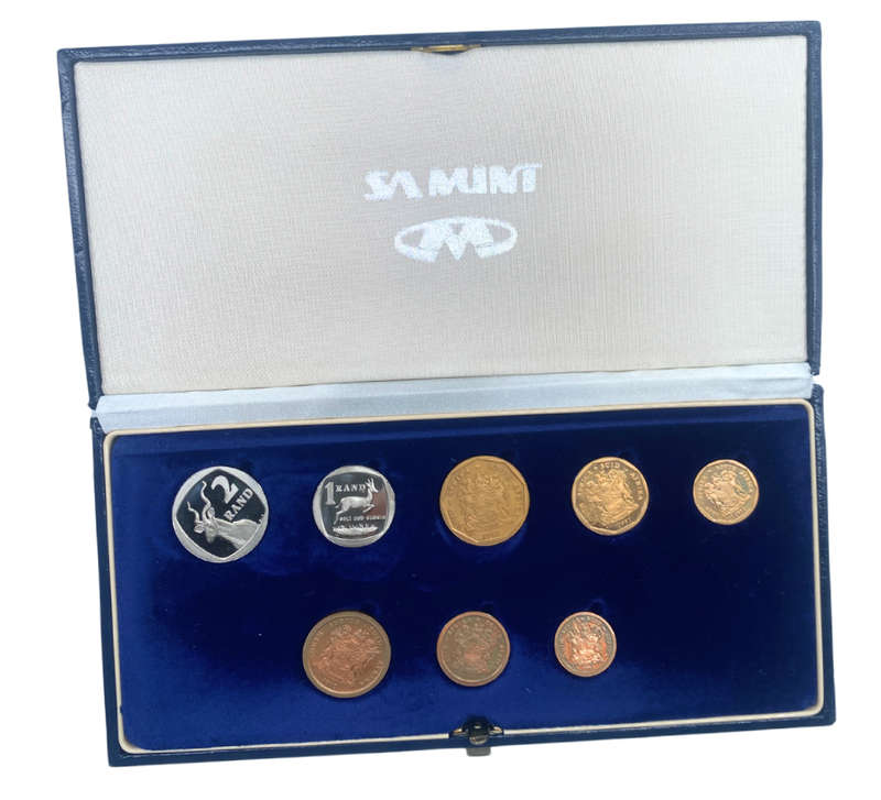 1992 South Africa Proof Coin Set in original mint box **Mintage ONLY 10263**