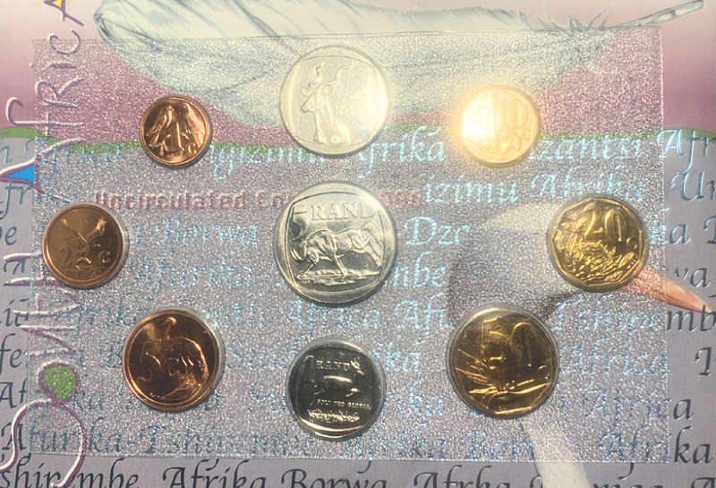 1996 South Africa (UNC) Uncirculated Mint Set * **Mintage ONLY 11,676**