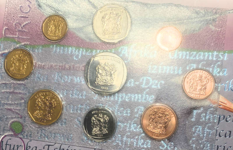 1996 South Africa (UNC) Uncirculated Mint Set * **Mintage ONLY 11,676**
