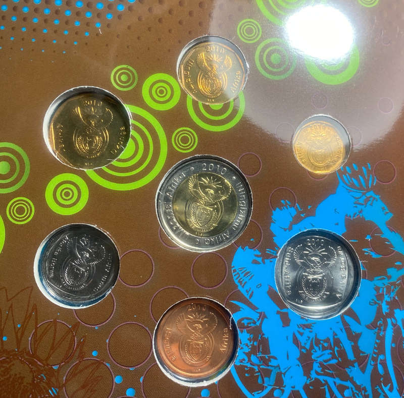 2010 South Africa (UNC) Uncirculated Mint Set * **Mintage ONLY 1,289**