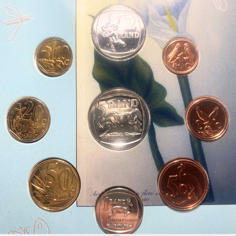 1997 South Africa (B-UNC) uncirculated Mint set *Mintage only 4,487*