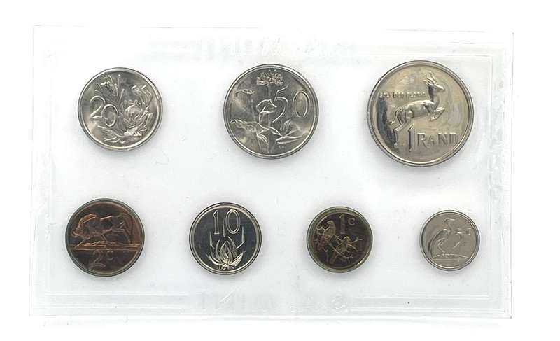 1987 South Africa (UNC) Uncirculated Mint Pack Set * **Mintage ONLY 7,642**