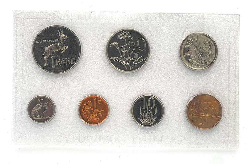1989 South Africa (UNC) Uncirculated Mint Pack Set * **Mintage ONLY 13,150**
