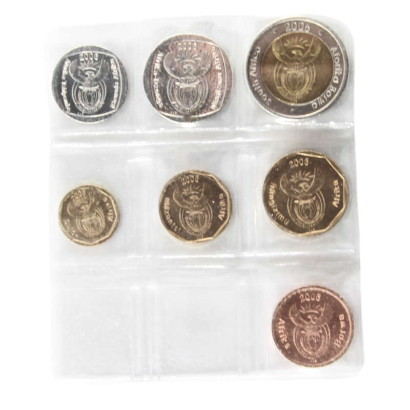 2006 South Africa Mint pack Circulation coin set (Mintage ONLY 715)