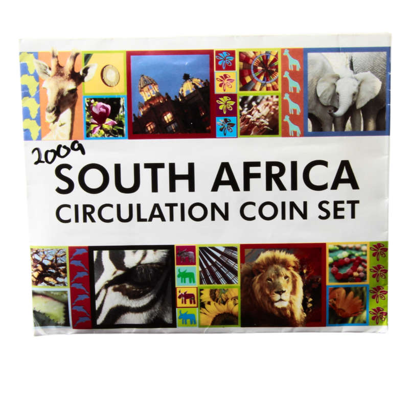 2009 South Africa Mint pack Circulation coin set (Mintage ONLY 449)