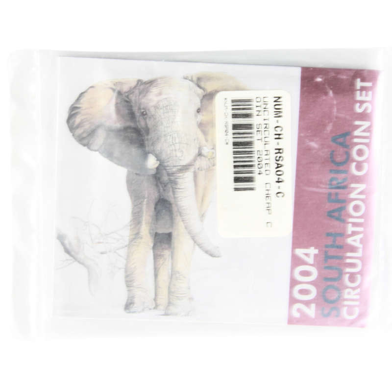 2004 South Africa Mint pack Circulation coin set (Mintage ONLY 1131) ***STILL SEALED***