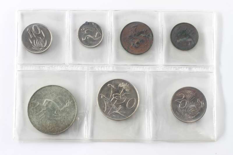 1968 Afrikaans Suid Africa (UNC) Uncirculated Mint Pack Set (Silver R1) * **Mintage ONLY 20,100**