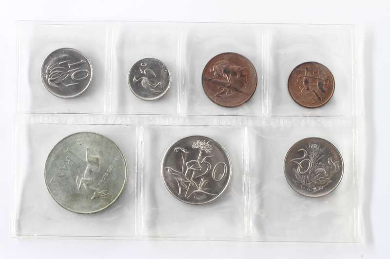 1968 Afrikaans Suid Africa (UNC) Uncirculated Mint Pack Set (Silver R1) * **Mintage ONLY 20,100**
