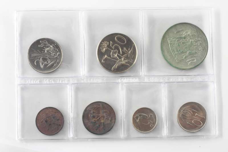 1969 Afrikaans Suid Africa (UNC) Uncirculated Mint Pack Set (Silver R1)* **Mintage ONLY 7,500**