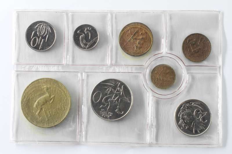 1976 South Africa (UNC) Uncirculated Mint Pack Set (Silver R1)* **Mintage ONLY 20,000**