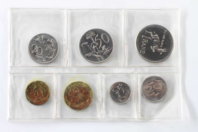 1980 South Africa (UNC) Uncirculated Mint Pack Set  * **Mintage ONLY 20,000**