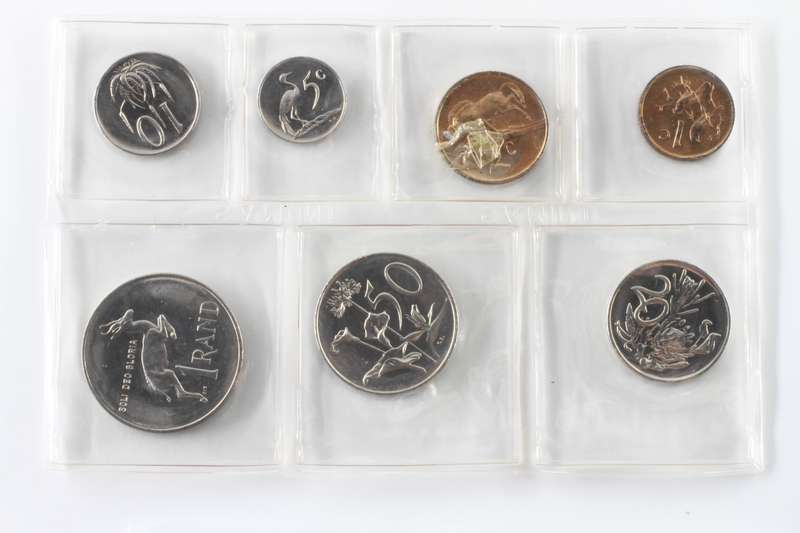 1984 South Africa UNC) Uncirculated Mint Pack Set  * **Mintage ONLY 13,875**