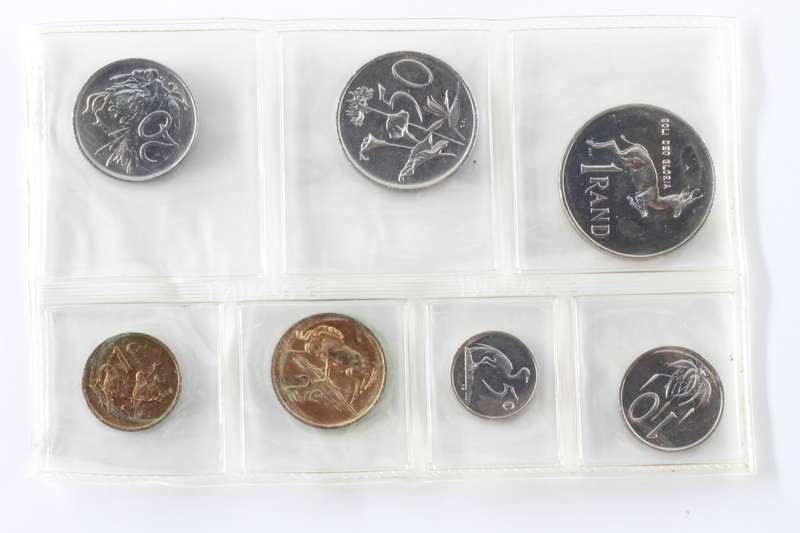 1985 South Africa (UNC) Uncirculated Mint Pack Set * **Mintage ONLY 10,200**