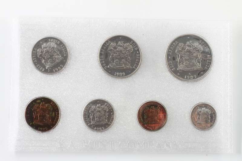 1989 South Africa (UNC) Uncirculated Mint Pack Set * **Mintage ONLY 13,150**