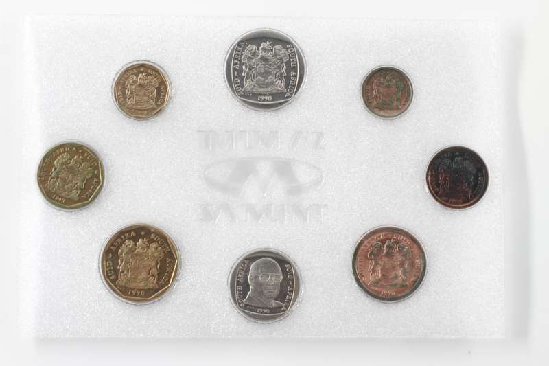 1990 South Africa (UNC) Uncirculated Mint Pack Set * **Mintage ONLY 12,230**