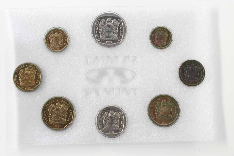 1992 South Africa (UNC) Uncirculated Mint Pack Set * **Mintage ONLY 15,087**