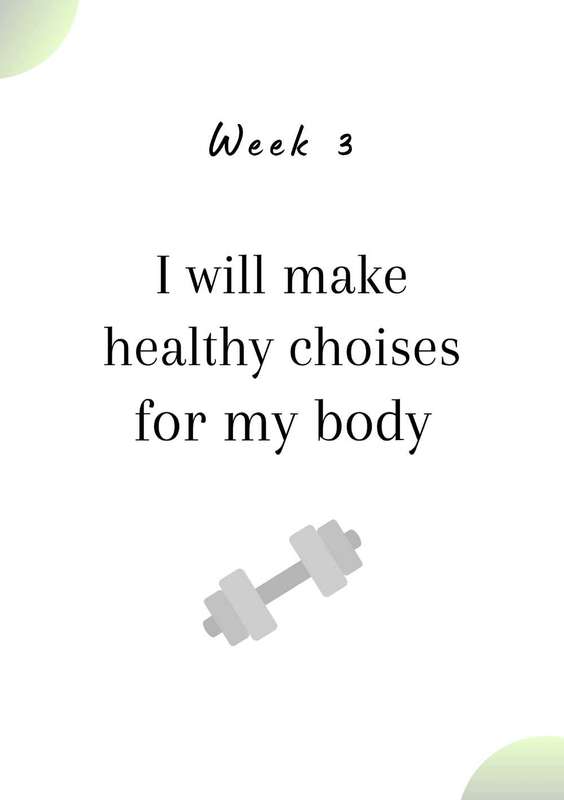 12 week weightloss planner