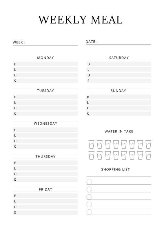 8 Week weighloss Tracker