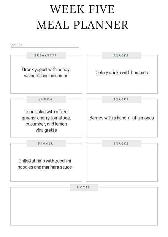 8 Week weighloss Tracker