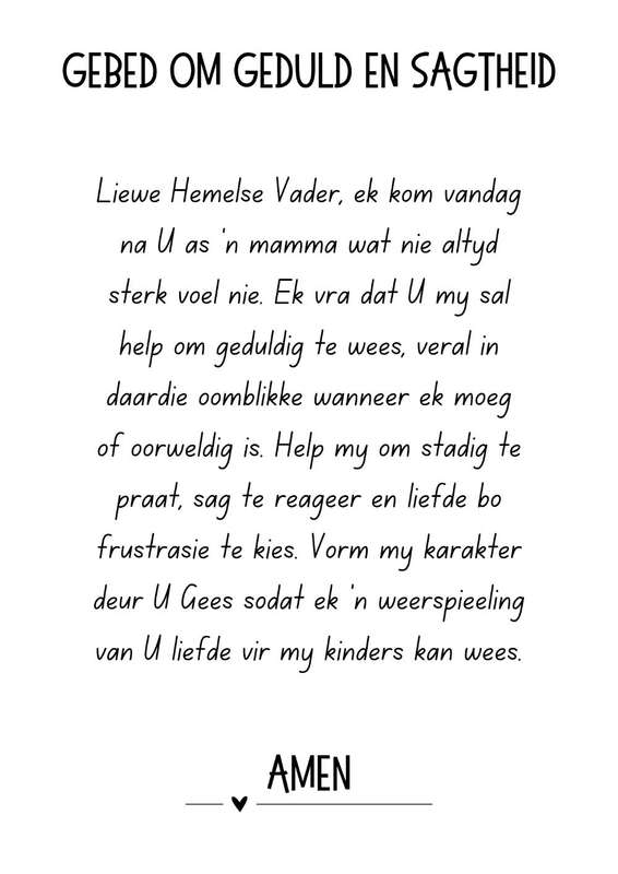 Die Biddende krag van n mamma