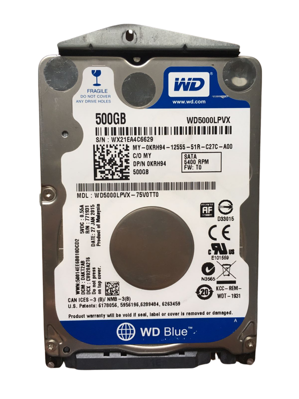 Western Digital Blue 500GB 2.5" HDD