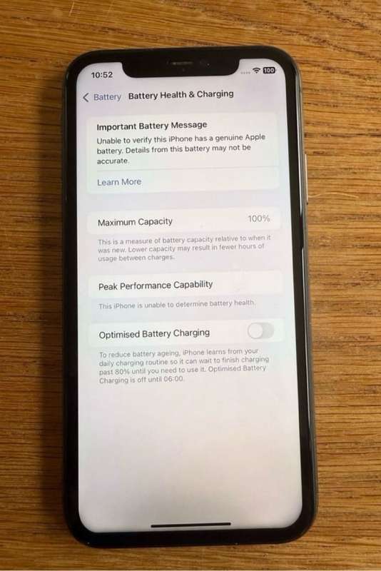 IPHONE 13 128gb (No Face ID) 100% bh