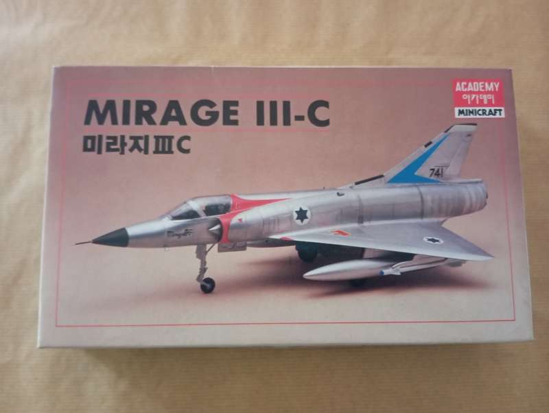 Scaled Model Kit 1:48 - Mirage III-C - Academy Minicraft