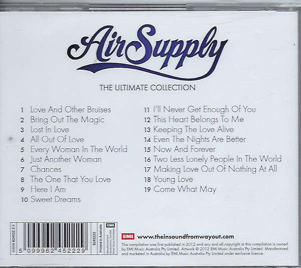 Air Supply - The Ultimate Collection (Music CD)