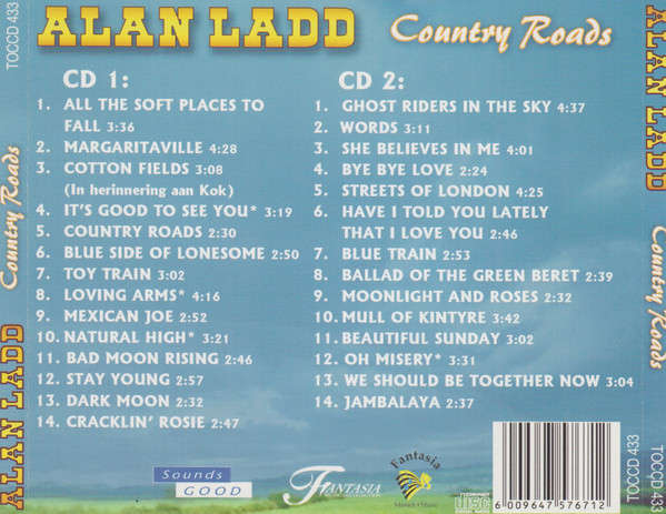 Alan Ladd - Country Roads (Music CD)
