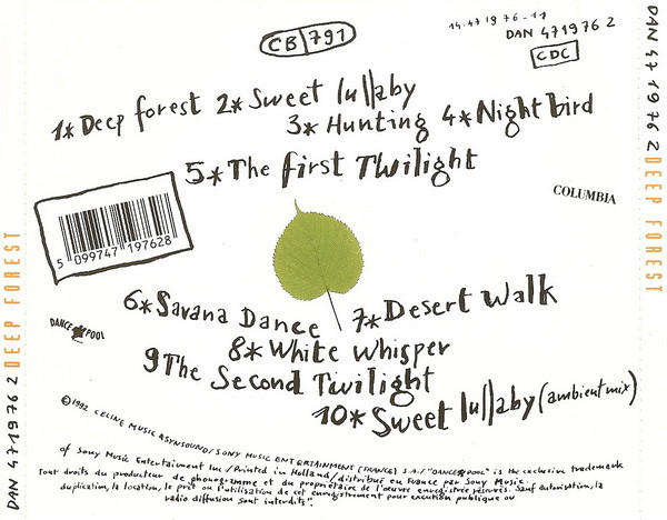 Deep Forest - Deep Forest (Music CD)