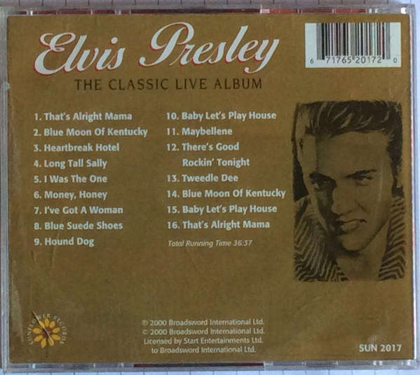 Elvis Presley - The Classic Live Album (Music CD)