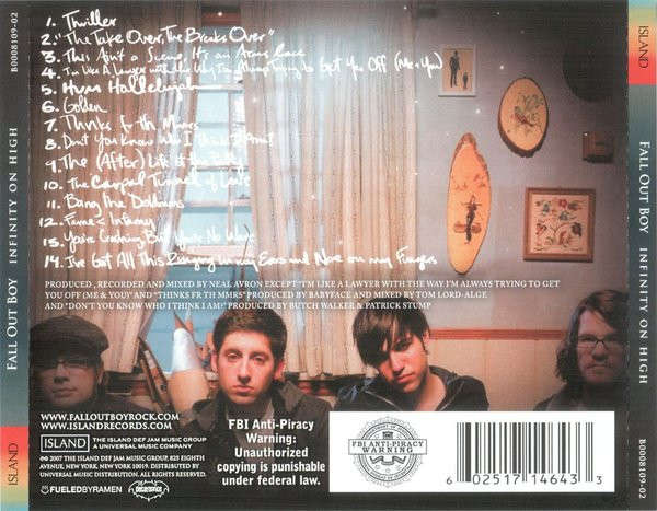 Fall Out Boy - Infinity of High (Music CD)