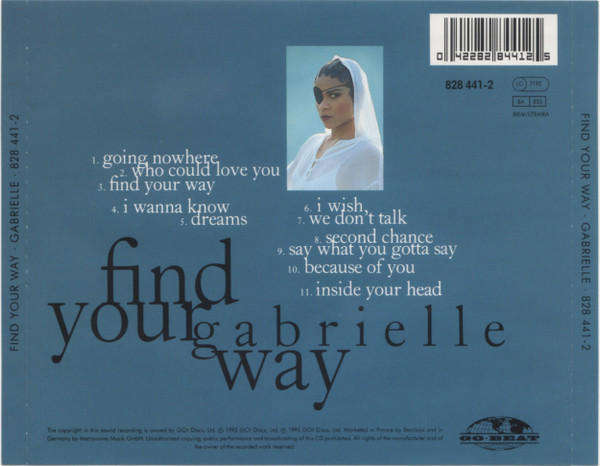 Gabrielle - Find Your Way (Music CD)