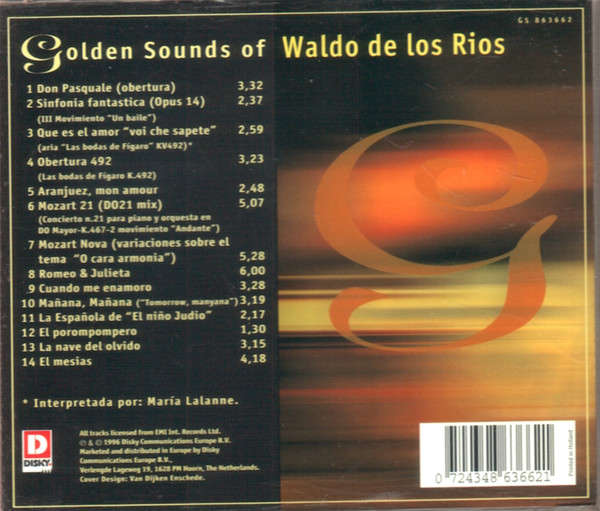 Golden Sounds of Waldo de los Rios (Music CD)