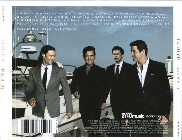 Il Divo - Siempre (Music CD)