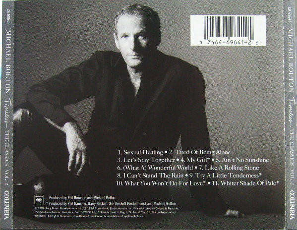Michael Bolton - Timeless The Classics Volume 2 (Music CD)
