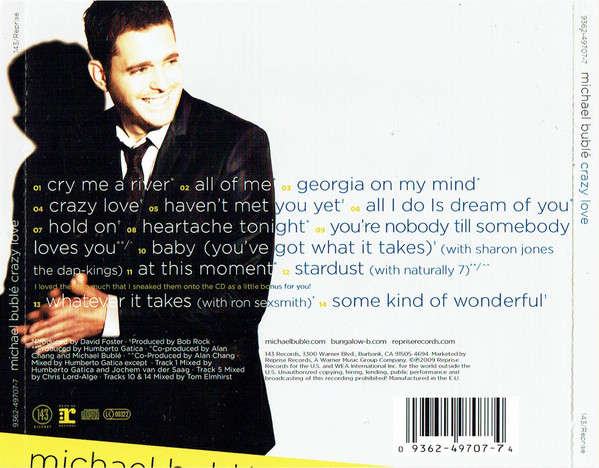 Michael Buble - Crazy Love (Music CD)