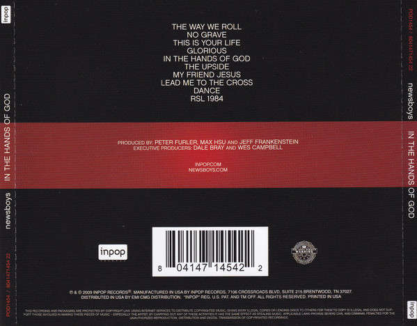 Newsboys - In the hands of God (Music CD)