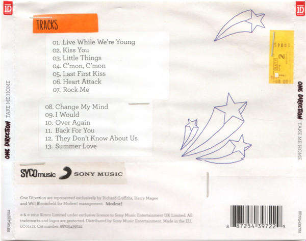 One Direction - Take me Home (Music CD)