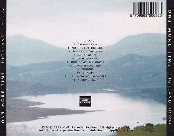 One More Time - Highland (Music CD)