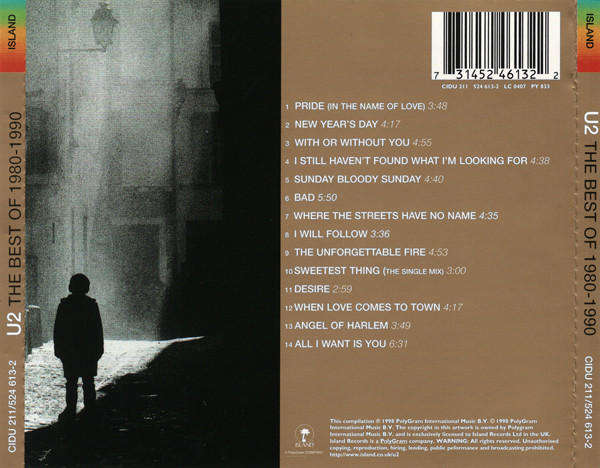 U2 - The best of 1980 - 1990 (Music CD)