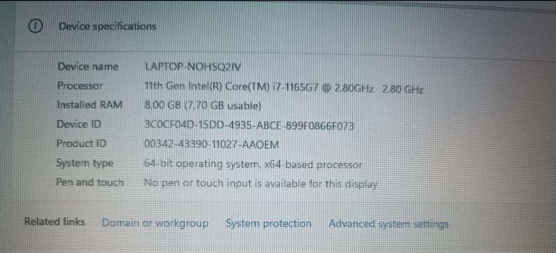 Asus Vivobook i7 16gb ram  laptop X515EA